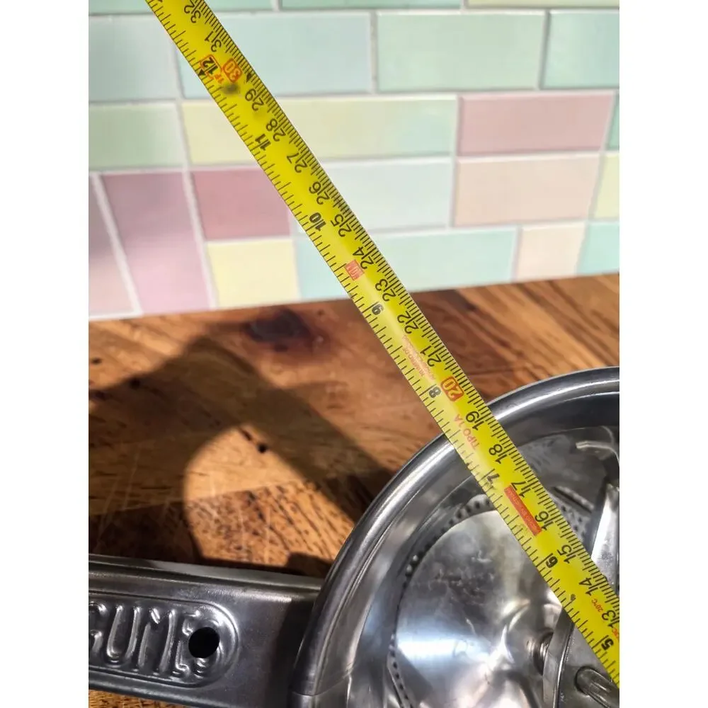 Vintage Moulin-Legumes #1 Food Mill Made in France Yellow Knob Kitchen Tool